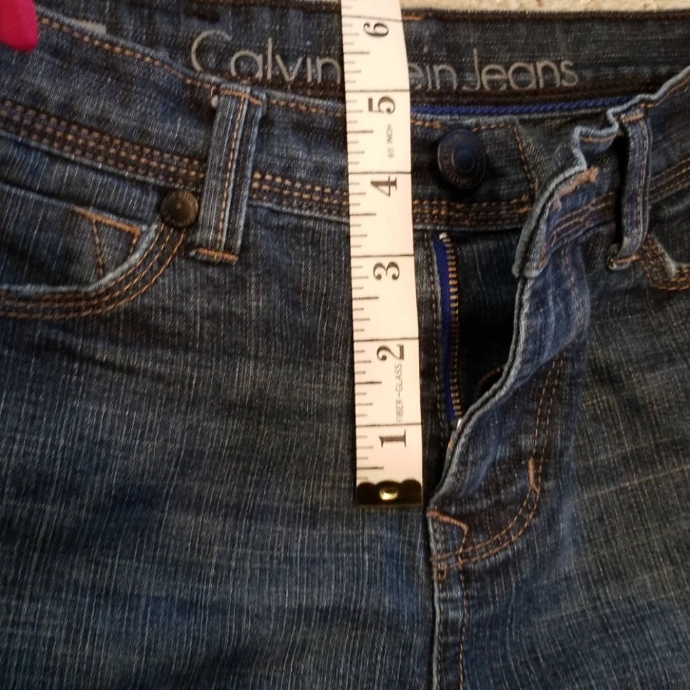 Calvin Klein distressed Rocker Skinnys - Picture 3 of 9